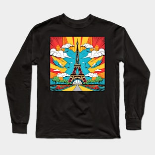 Eiffel Tower Charm Long Sleeve T-Shirt